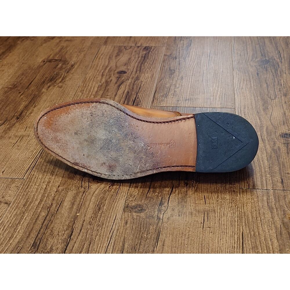 Allen Edmonds Fifth Avenue 11EEE (3E) Tan Brown Oxford Captoe Dress Shoes - Picture 8 of 10